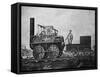 The Locomotion 1825: Designed by Stephenson-null-Framed Stretched Canvas