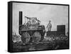 The Locomotion 1825: Designed by Stephenson-null-Framed Stretched Canvas