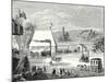The Locomotive Contest in Liverpool in October 1829-null-Mounted Giclee Print