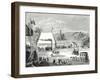 The Locomotive Contest in Liverpool in October 1829-null-Framed Giclee Print