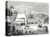 The Locomotive Contest in Liverpool in October 1829-null-Stretched Canvas