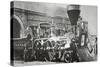 The Locomotive that Pulled the Funeral Train of Abraham Lincoln-null-Stretched Canvas