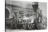 The Locomotive that Pulled the Funeral Train of Abraham Lincoln-null-Stretched Canvas