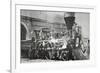 The Locomotive that Pulled the Funeral Train of Abraham Lincoln-null-Framed Giclee Print