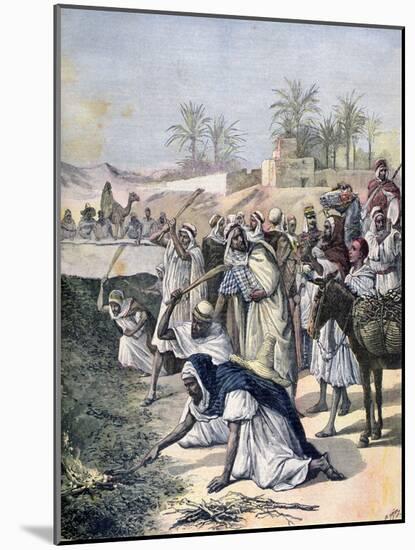 The Locust Plague, Algeria, 1891-Henri Meyer-Mounted Giclee Print