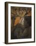 The Lodge. 1885. Pastel on paper.-Edgar Degas-Framed Giclee Print