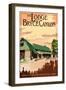 The Lodge at Bryce Canyon, Utah-Lantern Press-Framed Art Print