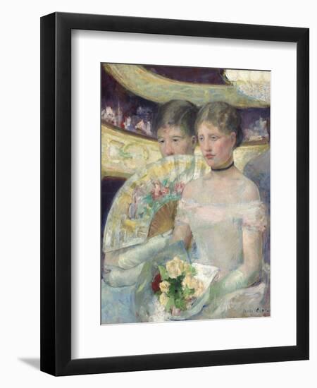 The Loge, 1882-Mary Cassatt-Framed Art Print