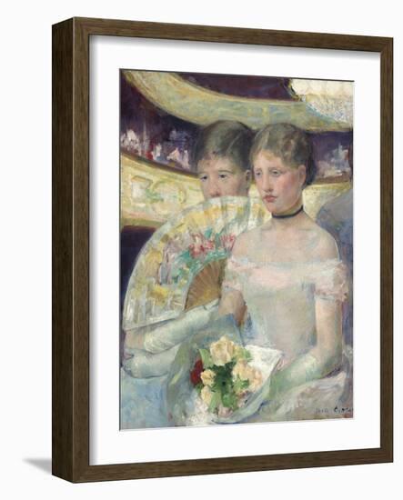 The Loge, 1882-Mary Cassatt-Framed Art Print