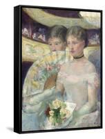 The Loge, 1882-Mary Cassatt-Framed Stretched Canvas