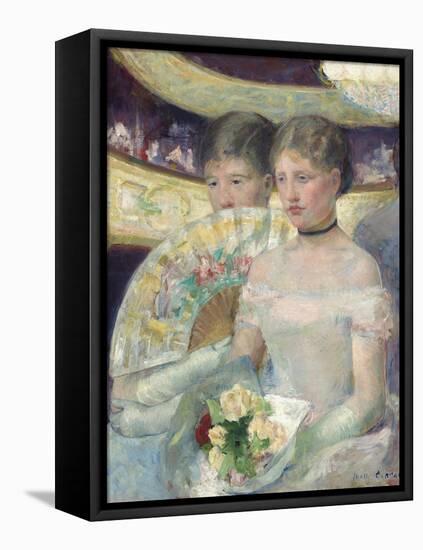 The Loge, 1882-Mary Cassatt-Framed Stretched Canvas