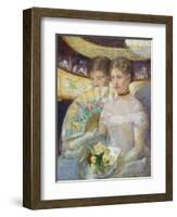 The Loge, 1882-Mary Cassatt-Framed Giclee Print