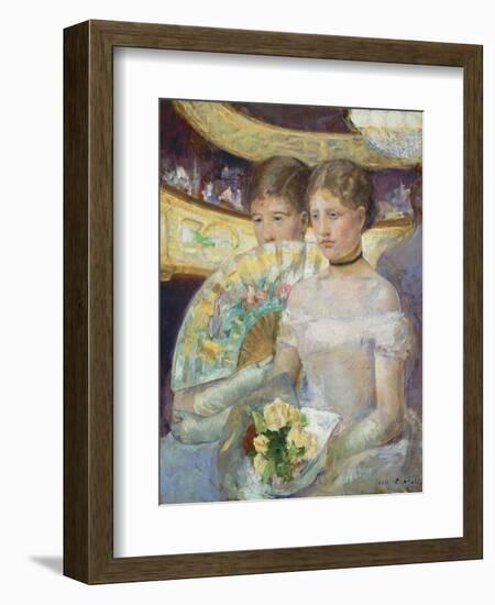 The Loge, 1882-Mary Cassatt-Framed Giclee Print