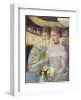 The Loge, 1882-Mary Cassatt-Framed Giclee Print