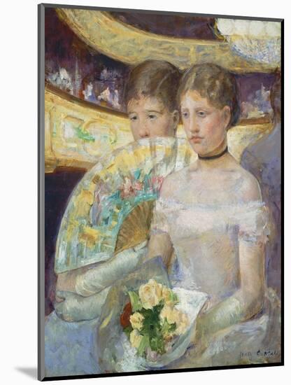 The Loge, 1882-Mary Cassatt-Mounted Giclee Print