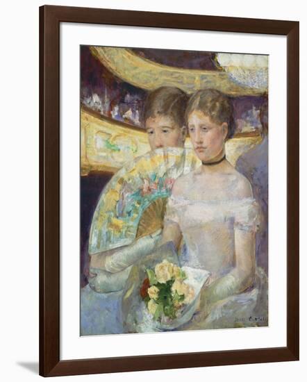 The Loge, 1882-Mary Cassatt-Framed Giclee Print