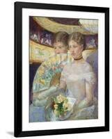 The Loge, 1882-Mary Cassatt-Framed Giclee Print