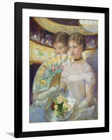 The Loge, 1882-Mary Cassatt-Framed Giclee Print