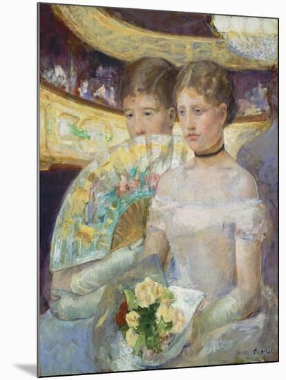 The Loge, 1882-Mary Cassatt-Mounted Giclee Print