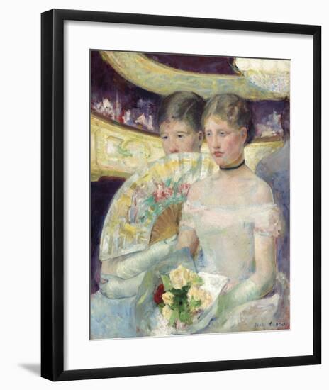 The Loge, c.1878-1880-Mary Stevenson Cassatt-Framed Premium Giclee Print