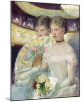 The Loge, c.1878-1880-Mary Stevenson Cassatt-Mounted Premium Giclee Print