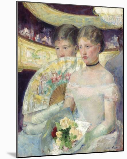 The Loge, c.1878-1880-Mary Stevenson Cassatt-Mounted Premium Giclee Print