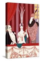 The Loge, France, Early 20th Century-Georges Barbier-Stretched Canvas