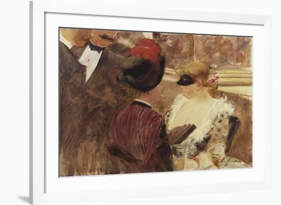 The Loge-Jean Louis Forain-Framed Giclee Print