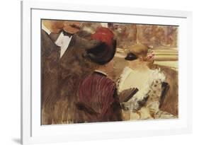 The Loge-Jean Louis Forain-Framed Giclee Print