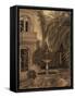 The Loggia and Fountain-David Parks-Framed Stretched Canvas