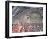 The Loggia and Palazzo Della Signoria, Sassetti Chapel, 1483 (Detail)-Domenico Ghirlandaio-Framed Giclee Print