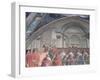 The Loggia and Palazzo Della Signoria, Sassetti Chapel, 1483 (Detail)-Domenico Ghirlandaio-Framed Giclee Print