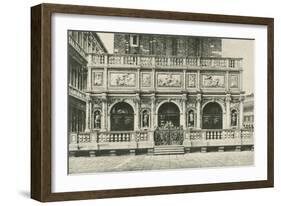 The Loggia of the Bell Tower in Venice, 1886, Italy-Jacques Callot-Framed Giclee Print