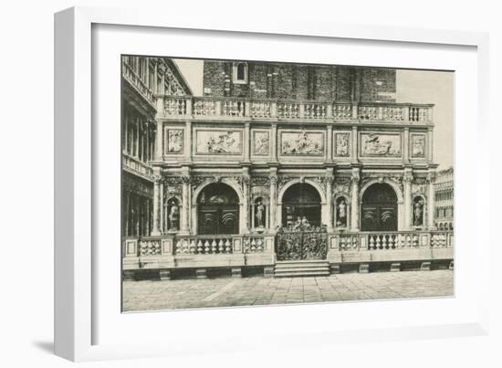 The Loggia of the Bell Tower in Venice, 1886, Italy-Jacques Callot-Framed Giclee Print