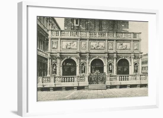 The Loggia of the Bell Tower in Venice, 1886, Italy-Jacques Callot-Framed Giclee Print