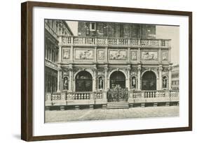 The Loggia of the Bell Tower in Venice, 1886, Italy-Jacques Callot-Framed Giclee Print