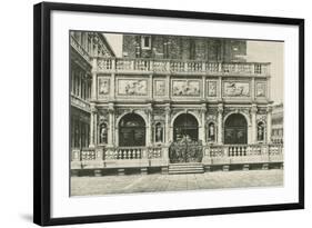 The Loggia of the Bell Tower in Venice, 1886, Italy-Jacques Callot-Framed Giclee Print