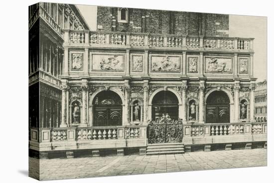 The Loggia of the Bell Tower in Venice, 1886, Italy-Jacques Callot-Stretched Canvas