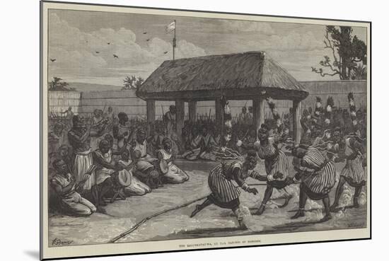 The Logunkayau-Wa, or Tail Dancers of Dahomey-Felix Regamey-Mounted Giclee Print