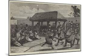 The Logunkayau-Wa, or Tail Dancers of Dahomey-Felix Regamey-Mounted Giclee Print