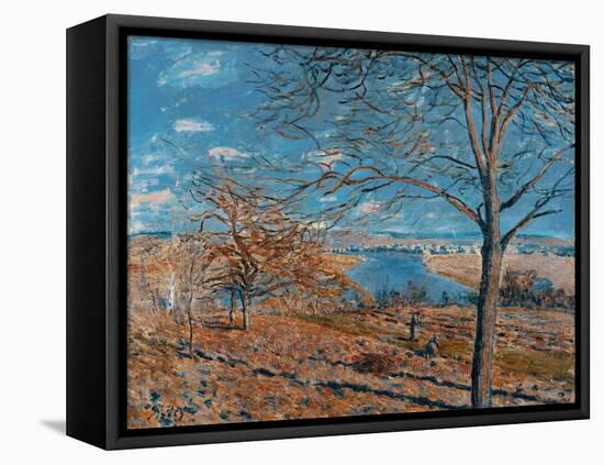 The Loing, 1881-Alfred Sisley-Framed Stretched Canvas