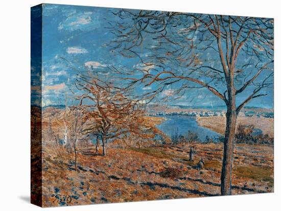 The Loing, 1881-Alfred Sisley-Stretched Canvas