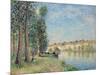 The Loing at Moret; Le Loing a Moret, 1885-Alfred Sisley-Mounted Giclee Print