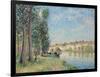 The Loing at Moret; Le Loing a Moret, 1885-Alfred Sisley-Framed Giclee Print