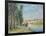 The Loing at Moret; Le Loing a Moret, 1885-Alfred Sisley-Framed Giclee Print