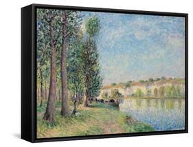 The Loing at Moret; Le Loing a Moret, 1885-Alfred Sisley-Framed Stretched Canvas