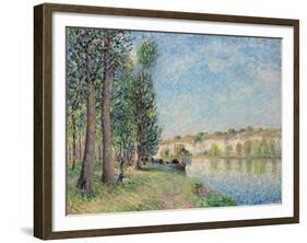 The Loing at Moret; Le Loing a Moret, 1885-Alfred Sisley-Framed Giclee Print