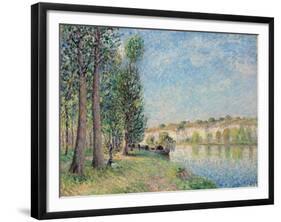 The Loing at Moret; Le Loing a Moret, 1885-Alfred Sisley-Framed Giclee Print