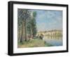 The Loing at Moret; Le Loing a Moret, 1885-Alfred Sisley-Framed Giclee Print