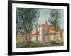 The Loing at Moret, September Morning-Alfred Sisley-Framed Giclee Print